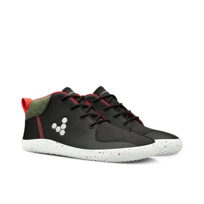 Chaussures d'école Vivobarefoot Primus Bootie All Weather Juniors - Noir NPA813420